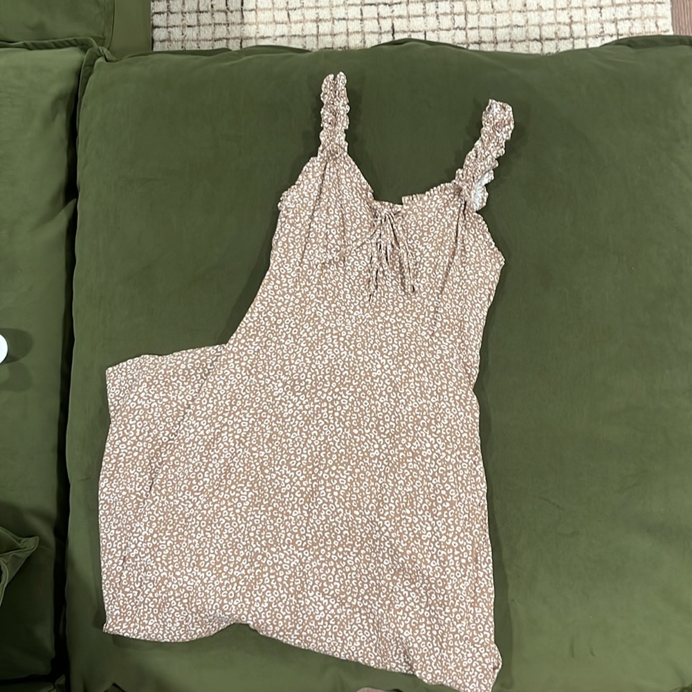 Long tank top dress with slit